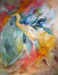 huile sur toile. Coll. Part.