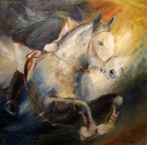 Huile sur toile