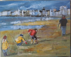 Les Sables d'Olonne. La grande Plage